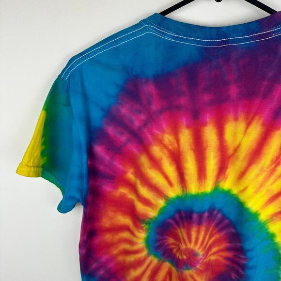 Gildan Heavy Cotton Unisex Iowa State Cyclones Football Tie-Dye T-Shirt Small - Picture 6 of 11